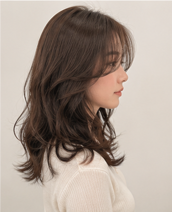 Korean perm style