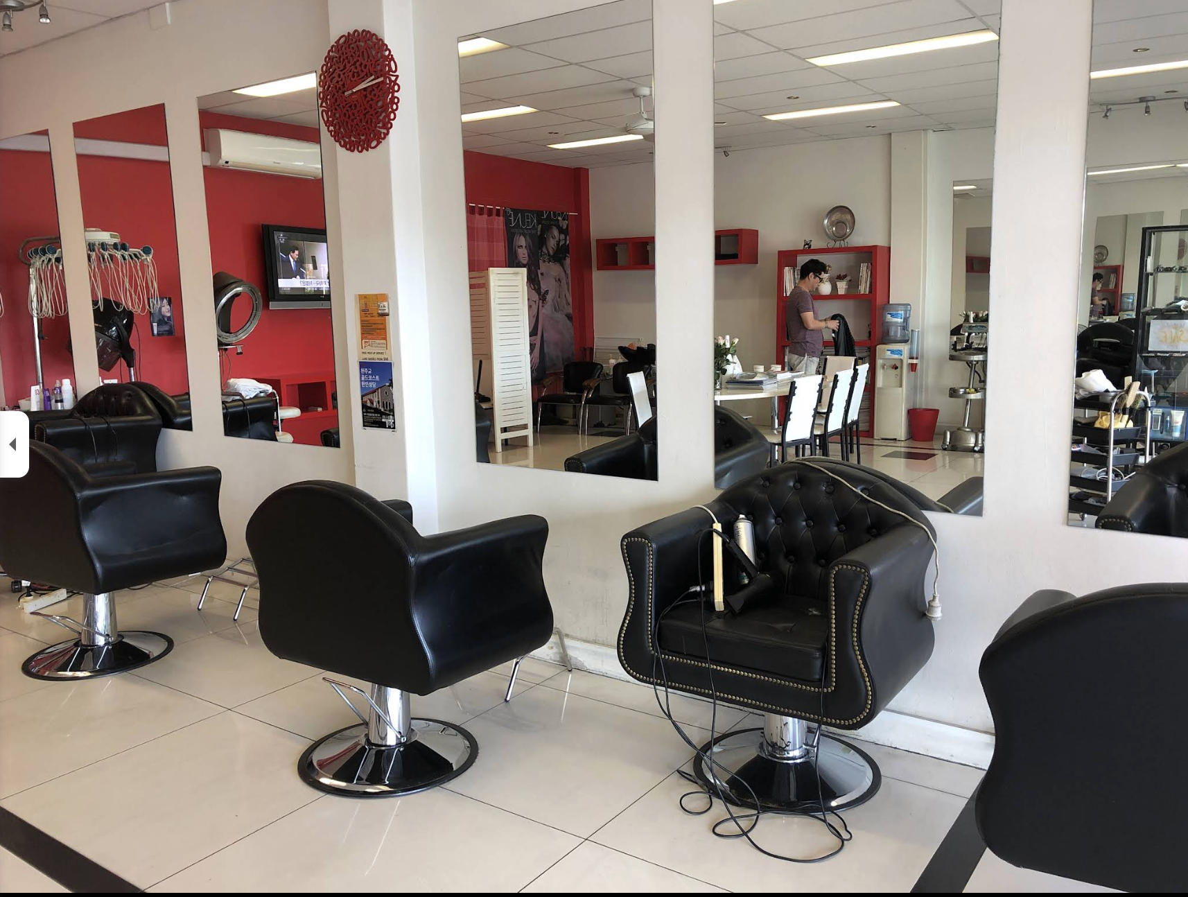 Inside Shin Hair Studio salon